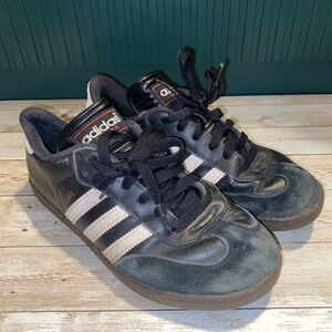Adidas Kids 5 Black Samba Shoe